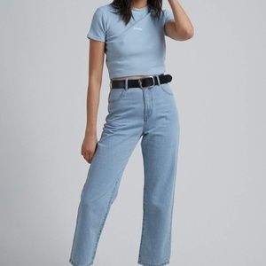 Afends Shelby Hemp Denim in stone blue